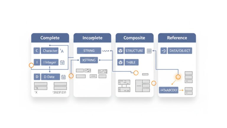 Tipos de dato en abap